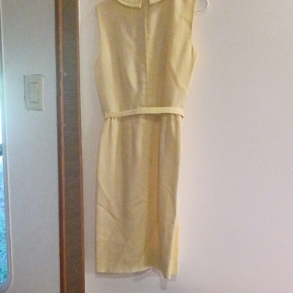 Adele Martin Vintage  Original Cream Sleeveless Dress - Picture 3 of 12